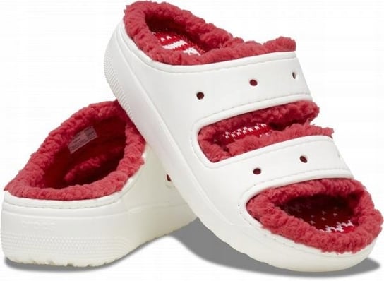 Damskie Ocieplane Klapki Crocs Classic Cozzy Holiday Sweater Sandal 41-42 Crocs