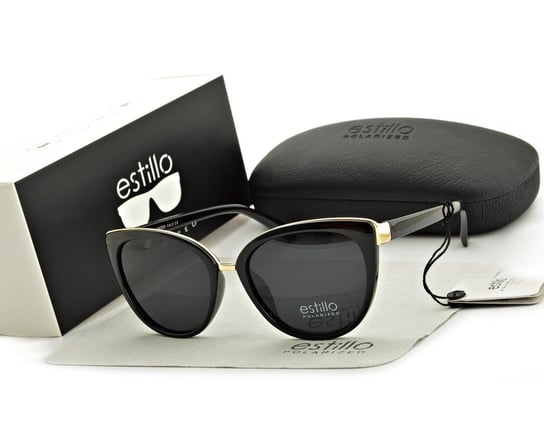 Damskie okulary przeciwsłoneczne polaryzacyjne Kocie EST-10-1 Estillo Inna marka