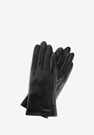 Damskie rękawiczki skórzane klasyczne czarne XL WITTCHEN