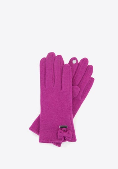 Damskie rękawiczki wełniane do smartfona uniwersalny WITTCHEN