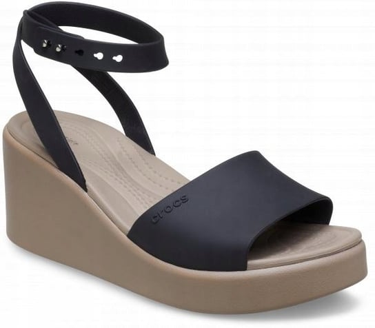 Damskie Sandały Koturn Crocs Brooklyn Ankle Strap 209406 Wedge 38-39 Crocs