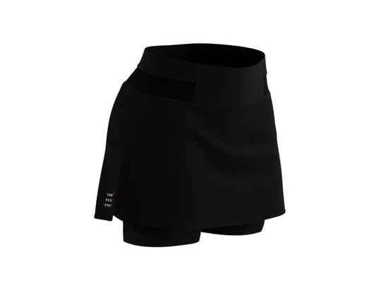 Damskie Spodenki Do Biegania Compressport Performance Skirt W | Black S Compressport