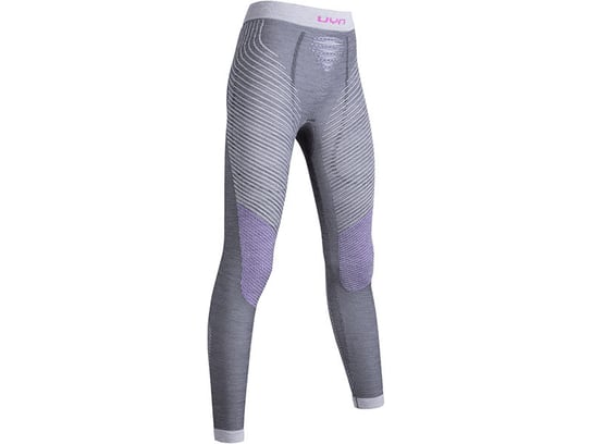 Damskie spodnie 3/4 UYN Lady Fusyon Uw Pants Long - Anthracite/Purple/Pink UYN
