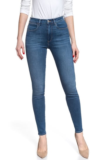 Damskie Spodnie Jeansowe Wrangler High Rise Skinny Mid Indigo W27Hvqx8E-W24 L32 Inna marka