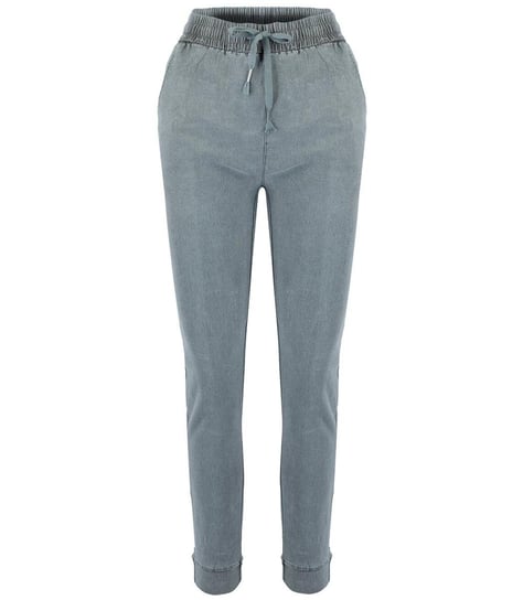 Damskie spodnie jegginsy tregginsy skinny ala jeans KIM-4XL Agrafka