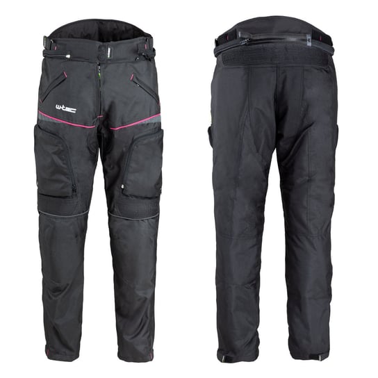 Damskie spodnie motocyklowe W-TEC Propant Lady, Czarno-różowy, 3XL W-TEC