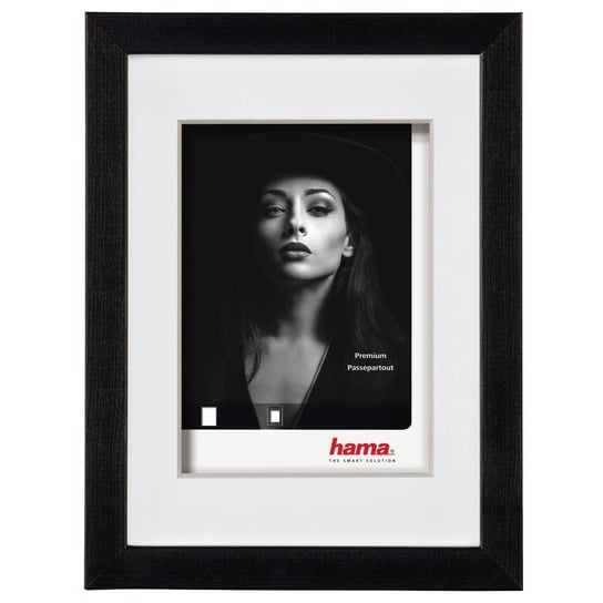 Dana, ramka na zdjęcie, 3D, czarna, 13x18 cm. Hama