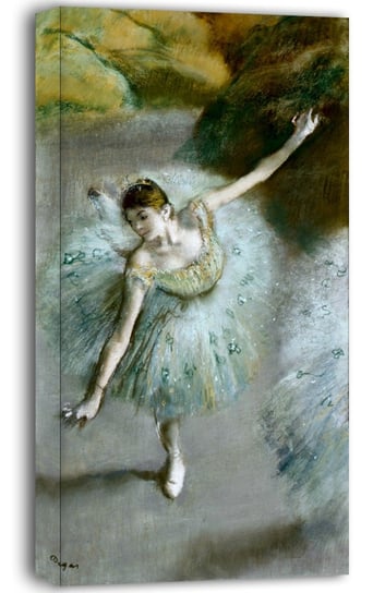 Dancer in Green, Edgar Degas - obraz na płótnie 60x90 cm Galeria Plakatu