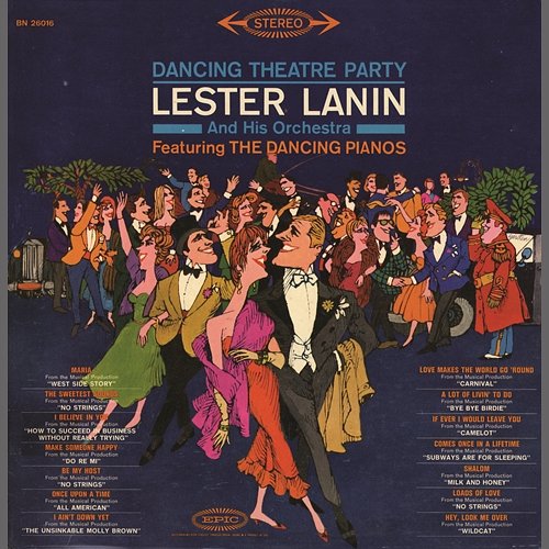 Dancing Theatre Party Lester Lanin & His Orchestra feat. The Dancing Pianos