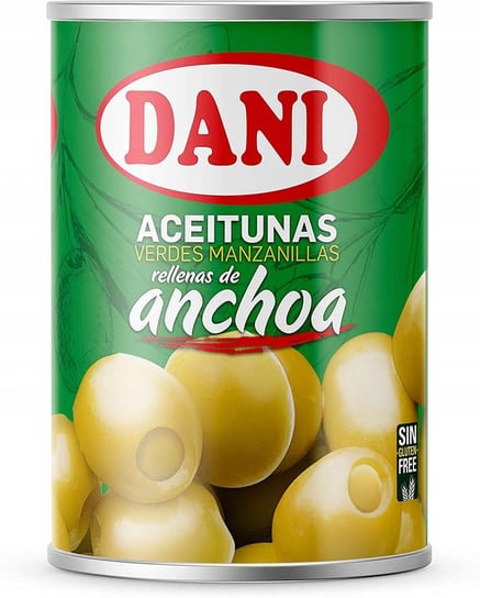 DANI Aceitunas oliwki zielone nadziewane anchois Inna producent