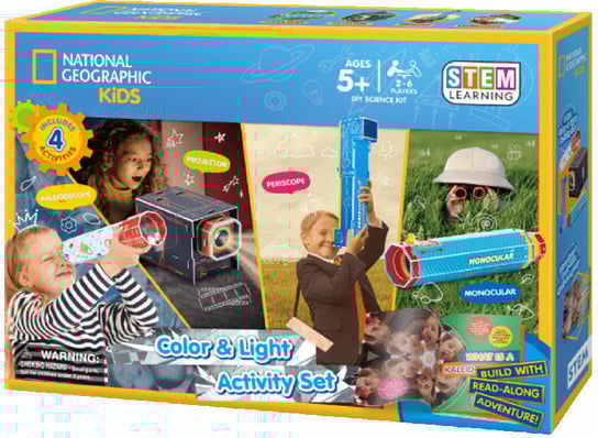 Dante Puzzle 3D Aktywności z kolorem i światłem National Geographic DS1094H Cubic Fun Dante