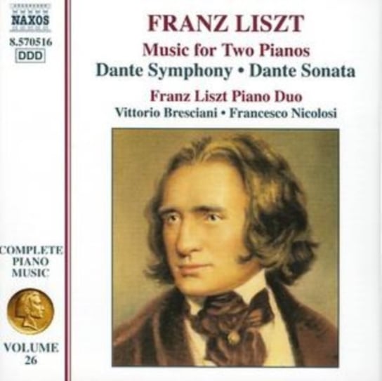 Dante Symphony / Dante Sonata (arr. for 2 pianos) (Liszt Complete Piano Music. Volume 26) Franz Liszt Piano Duo
