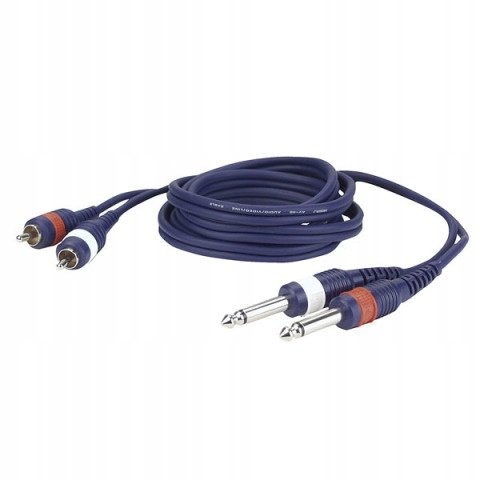 'Dap Audio Fl233 - Kabel 2X Jack - 2 X Rca 3M Dap Audio Fl233' DAP AUDIO