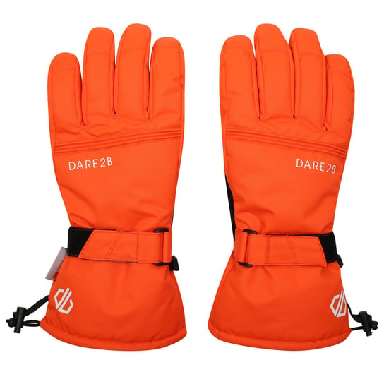 Dare 2b - Męskie Rękawiczki Narciarskie Worthy (XL 8,5-9 / Neonowy Pomarańczowy) Dare 2B