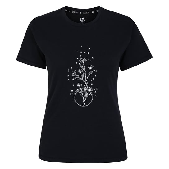 Dare 2B T-Shirt Damskie Kwiaty Tranquility II (34 / Czarny) Dare 2B