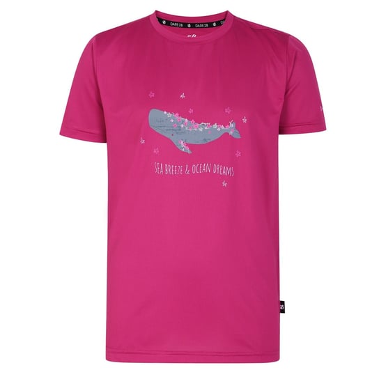Dare 2B T-Shirt Dziecięca Z Wielorybem Amuse (170/176 / Turkiusowy) Dare 2B