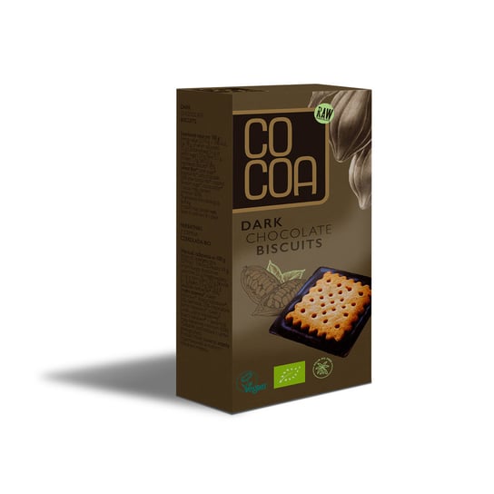 Dark chocolate biscuits 95g - BIO Cocoa