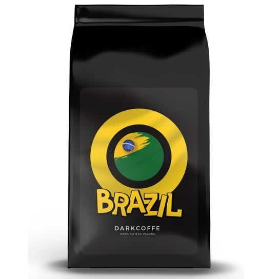 Darkcoffe Kawa Ziarnista Świeżo Palona Brazil 1kg Darkcoffe