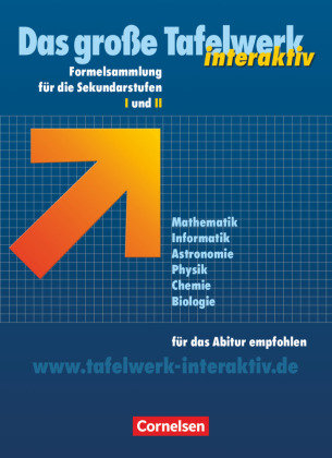 Das große Tafelwerk interaktiv. Allgemeine Ausgabe Cornelsen Verlag Gmbh, Cornelsen Verlag