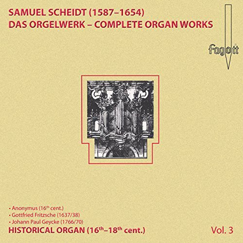 Das Orgelwerk Vol.3 Scheidt Samuel