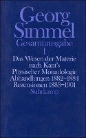 Das Wesen der Materie nach Kant's Physischer Monadologie Simmel Georg