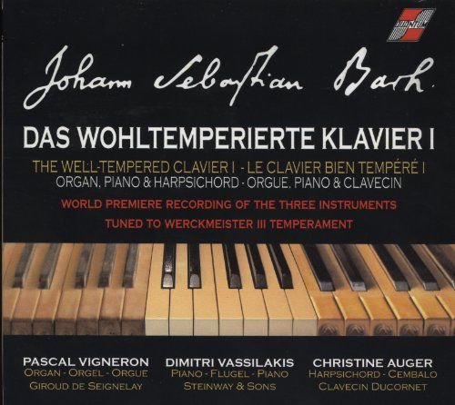 Das Wohltemperierte Klavier 1 fur Orgel, Klavier & Cembalo Bach Jan Sebastian