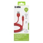 Data/power Type-C cable polo series, red color SBS