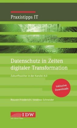 Datenschutz in Zeiten digitaler Transformation IDW-Verlag