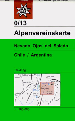 DAV Alpenvereinskarte 0/13 Nevado Ojos del Salado 1 : 100 000 Deutscher Alpenverein, Deutscher Alpenverein E.V.