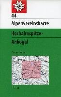 DAV Alpenvereinskarte 44 Ankogel - Hochalmspitze 1 : 25 000 Wegmarkierung Deutscher Alpenverein