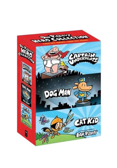 Dav Pilkeys Hero Collection (Captain Underpants #1, Dog Man #1, Cat Kid Comic Club #1) Pilkey Dav