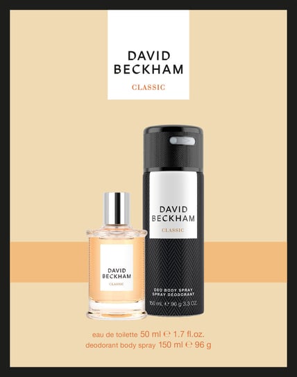 David Beckham, Classic, zestaw prezentowy Kosmetyków, 2 Szt. David Beckham