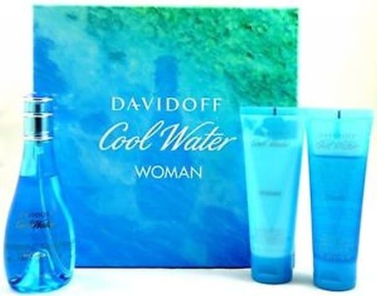 Davidoff, Cool Water Woman, zestaw kosmetyków, 3 szt. Davidoff