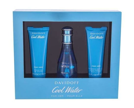 Davidoff, Cool Water, zestaw kosmetyków, 3 szt. Davidoff