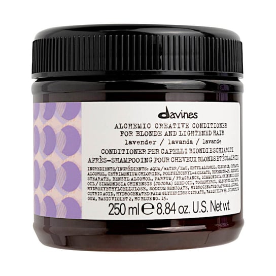 Davines Alchemic Creative Lavender, Odżywka do kreatywnej koloryzacji - lawendowa 250ml Davines