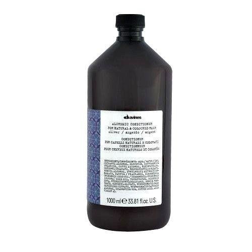 Davines Alchemic Silver, Odżywka Podkreślająca Kolor Włosy Blond Siwe, 1000ml Davines