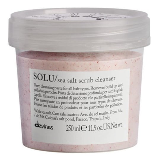 Davines, Essential Haircare SOLU Sea Salt Scrub Cleanser, Peeling do skóry głowy, 250 ml Davines