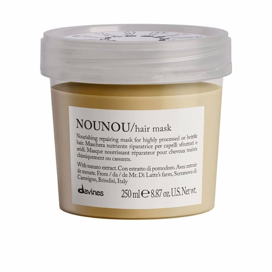 Davines, Essential Nounou, Maska regenerująca odżywcza do włosów zniszczonych farbowanych, 250 ml Davines