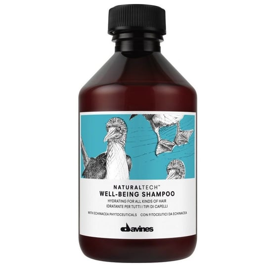 Davines, Naturaltech Wellbeing Shampoo, Codzienny szampon dla zdrowych włosów, 250 ml Davines
