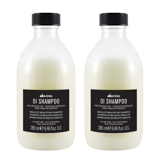 Davines OI Oil, Zestaw: szampon do każdego rodzaju włosów 2x280ml Davines