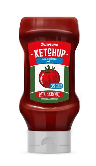 DAWTONA Ketchup Bez Dodatku Cukru 450g DAWTONA Spółka z ograniczoną odpowiedzialnością