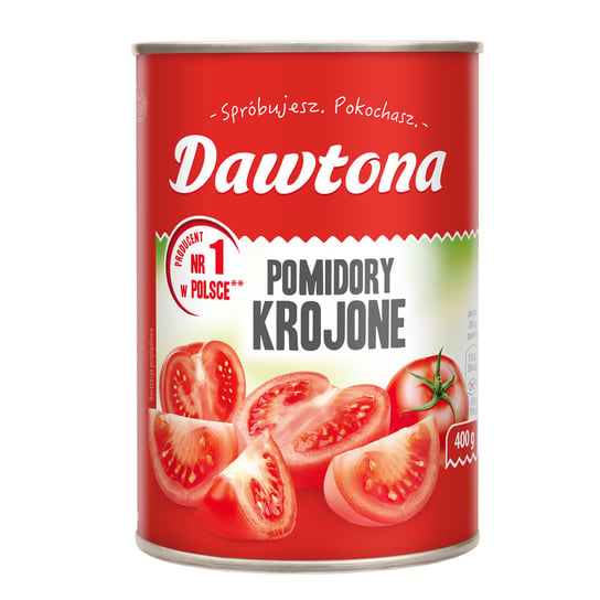 Dawtona pomidory krojone bez skórki 400g Dawtona