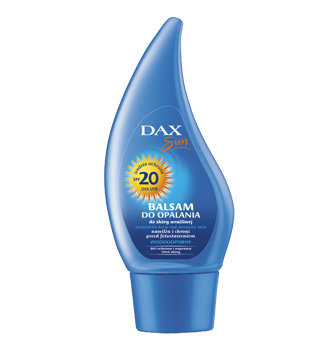Dax Sun, balsam do opalania do skóry wrażliwej, wodoodporny, SPF 20, 150 ml Dax Sun