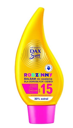 Dax Sun, balsam do opalania rodzinny, SPF 15, 250 ml + mini krem myjący 50 ml Dax Sun
