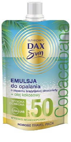 Dax Sun, emulsja do opalania Copacabana, SPF 50, 50 ml Dax Sun