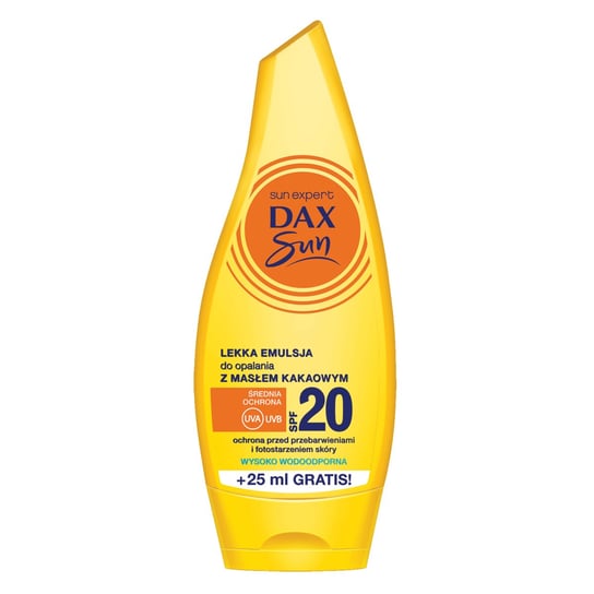Dax Sun, lekka emulsja ochronna do opalania z masłem kakaowym, SPF 20, 175 ml Dax Sun