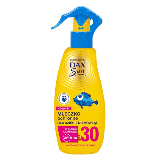Dax Sun, mleczko ochronne dla dzieci i niemowląt w sprayu, SPF 30, 200 ml Dax Sun