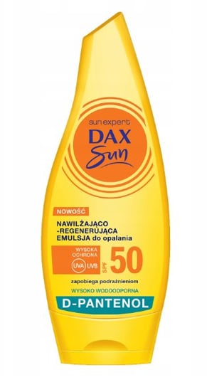 Dax Sun, Nawilżająco-regenerująca emulsja do opalania Z D-Pantenolem SPF 50, 175 ml Dax Sun
