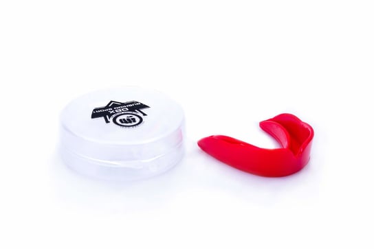 DBX Bushido - silikonowy ochraniacz na zęby + pudełko - czerwony DBX BUSHIDO