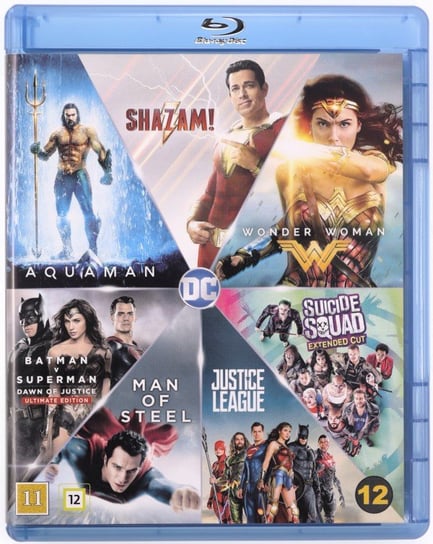 DC Comics 7-Film Collection: Man of Steel / Batman v Superman: Dawn of Justice / Suicide Squad / Justice League / Wonder Woman / Aquaman / Shazam! Various Directors